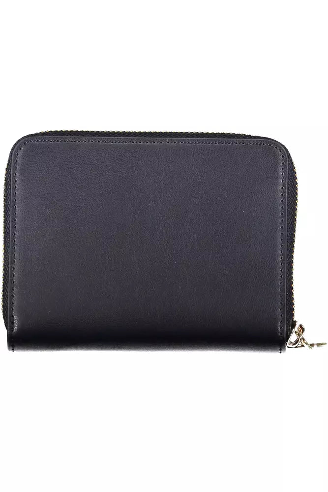 Blue Polyethylene Women Wallet - GLAMHUB BOUTIQUE 