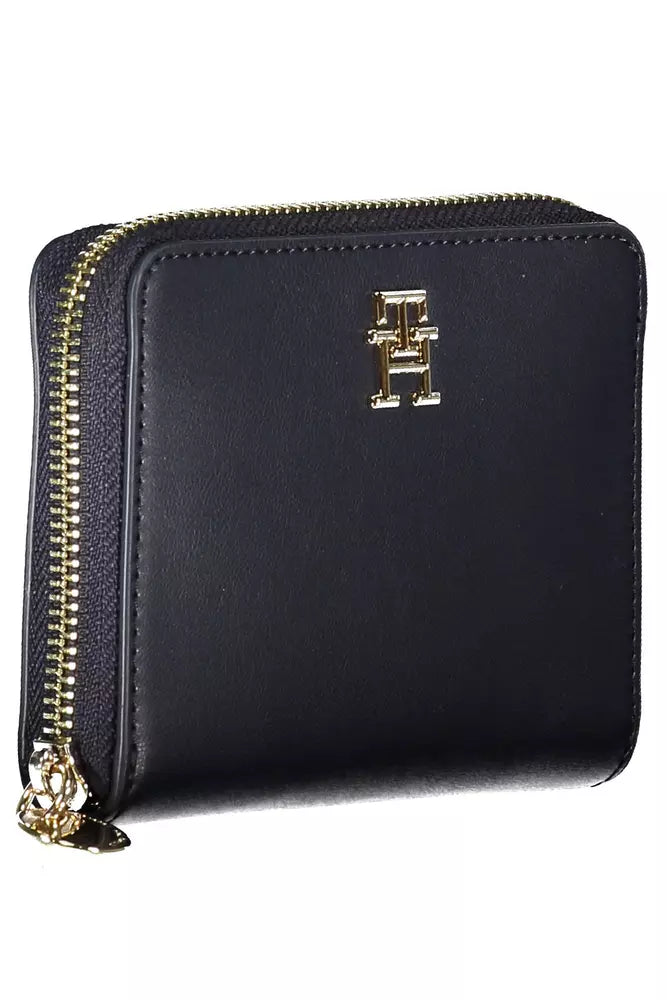 Blue Polyethylene Women Wallet - GLAMHUB BOUTIQUE 