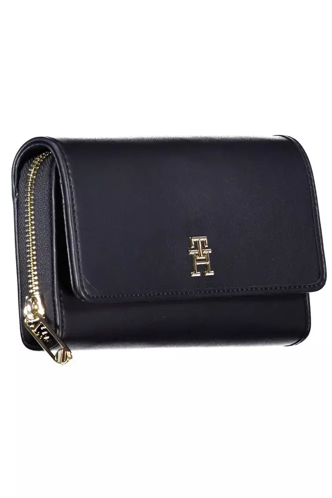 Blue Polyethylene Women Wallet - GLAMHUB BOUTIQUE 