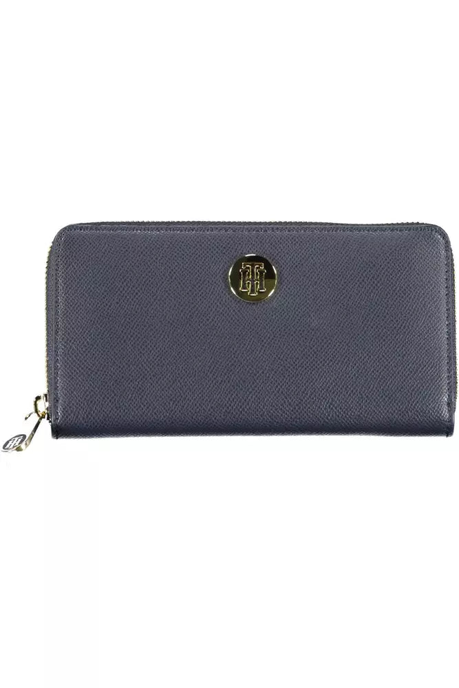 Blue Polyethylene Women Wallet - GLAMHUB BOUTIQUE 