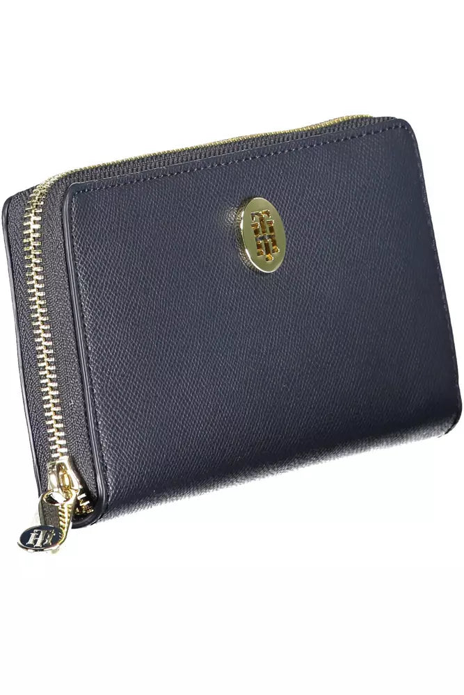 Blue Polyethylene Women Wallet - GLAMHUB BOUTIQUE 