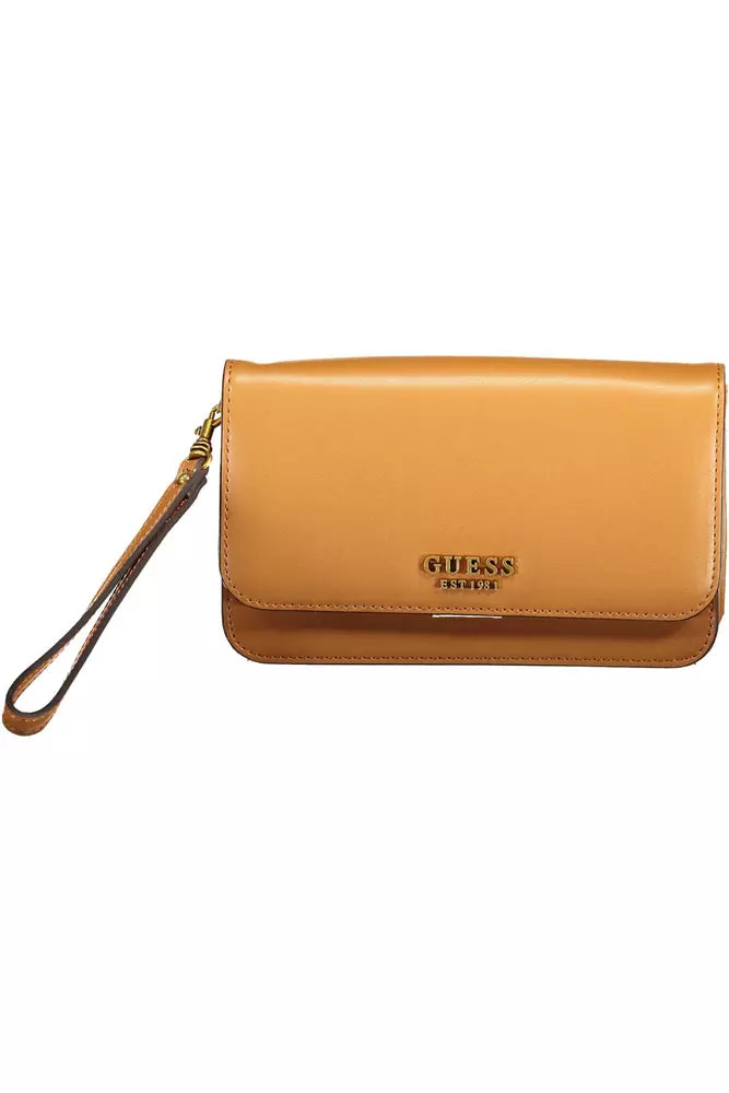 Brown Polyethylene Women Wallet - GLAMHUB BOUTIQUE 