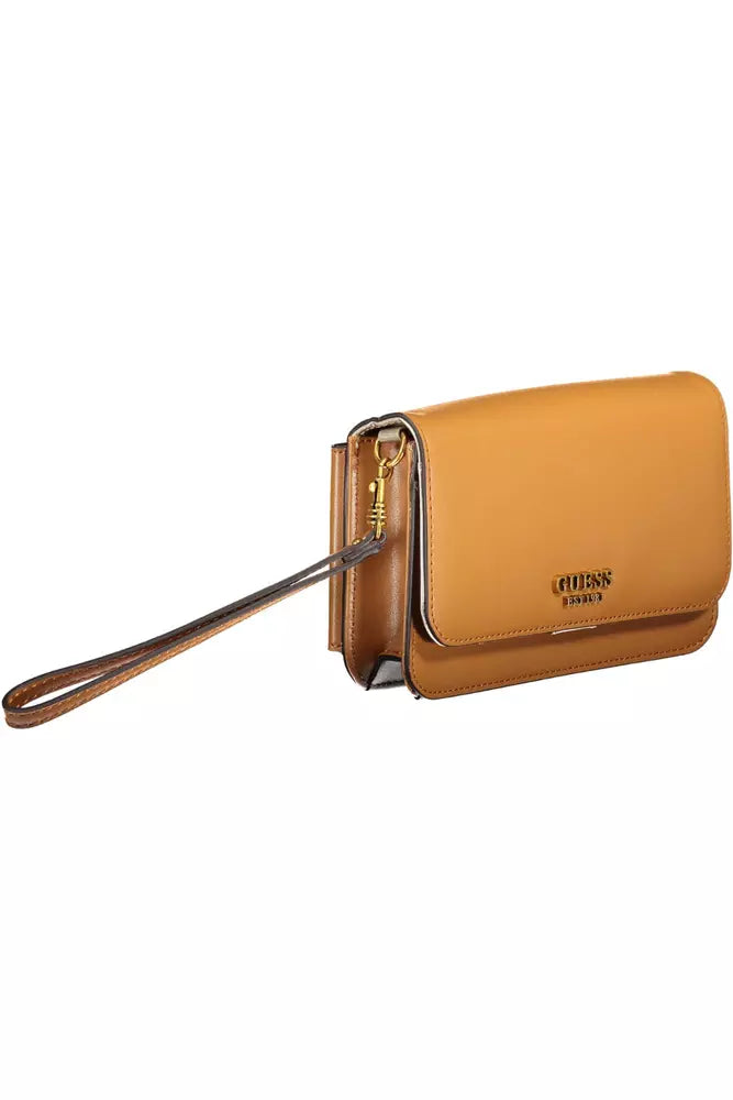 Brown Polyethylene Women Wallet - GLAMHUB BOUTIQUE 