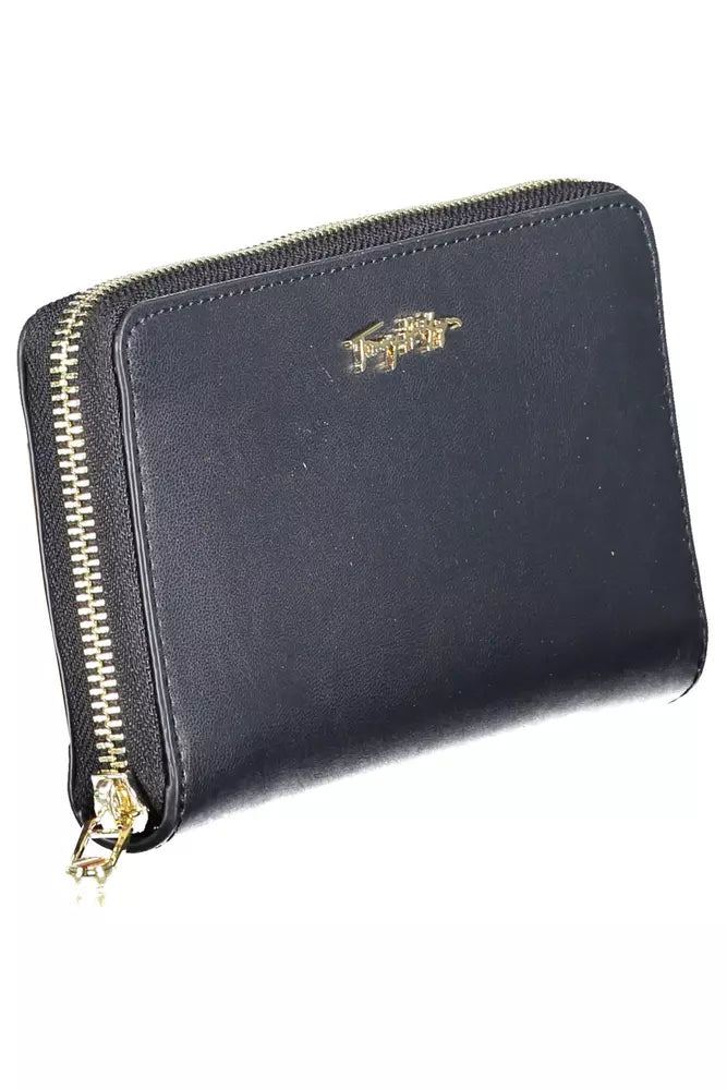 Blue Polyethylene Women Wallet - GLAMHUB BOUTIQUE 