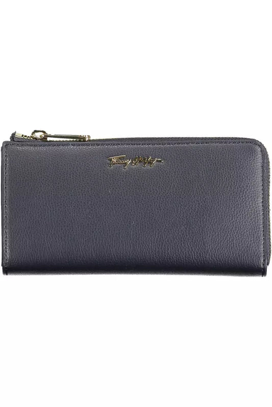 Blue Polyethylene Women Wallet - GLAMHUB BOUTIQUE 