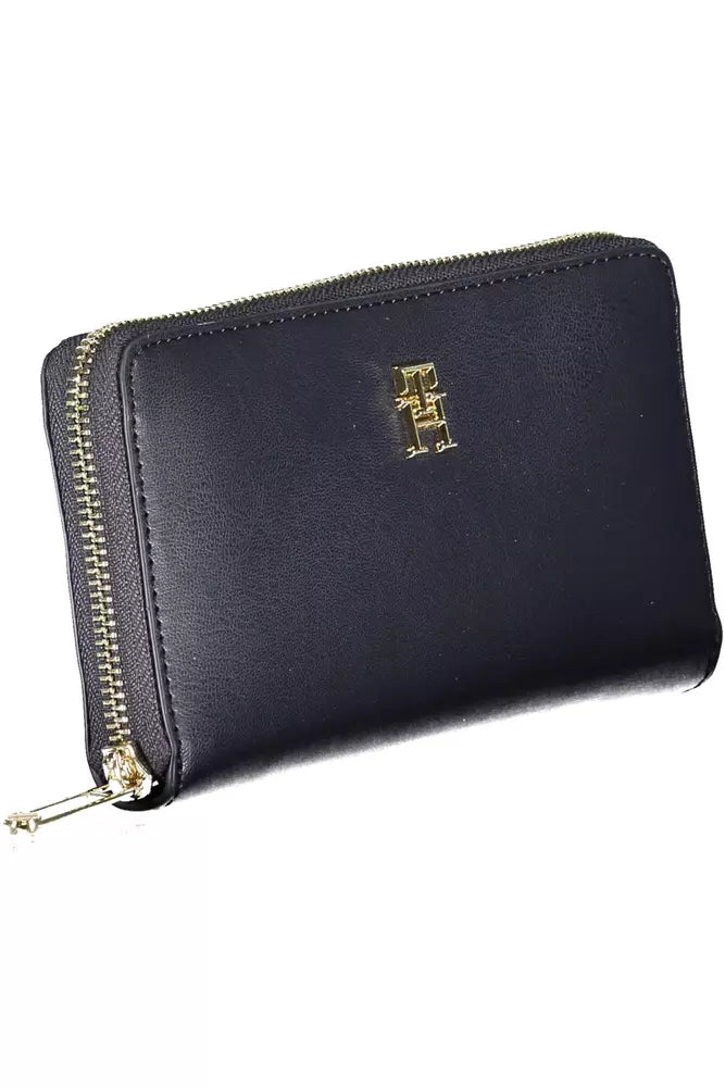 Blue Polyethylene Women Wallet - GLAMHUB BOUTIQUE 