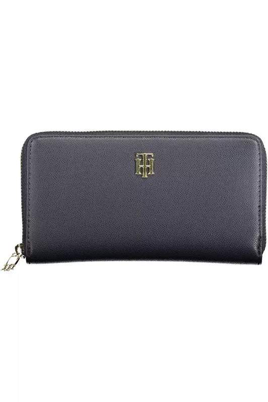 Blue Polyethylene Women Wallet - GLAMHUB BOUTIQUE 