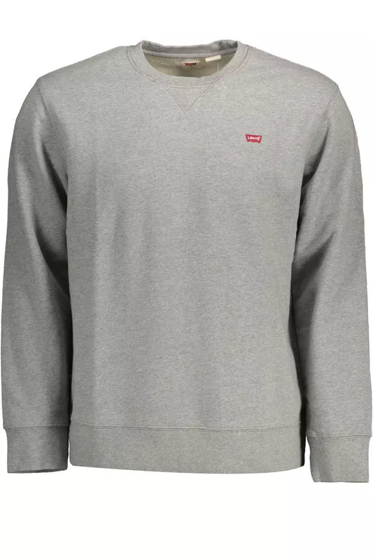 Gray Cotton Men Sweater - GLAMHUB BOUTIQUE 