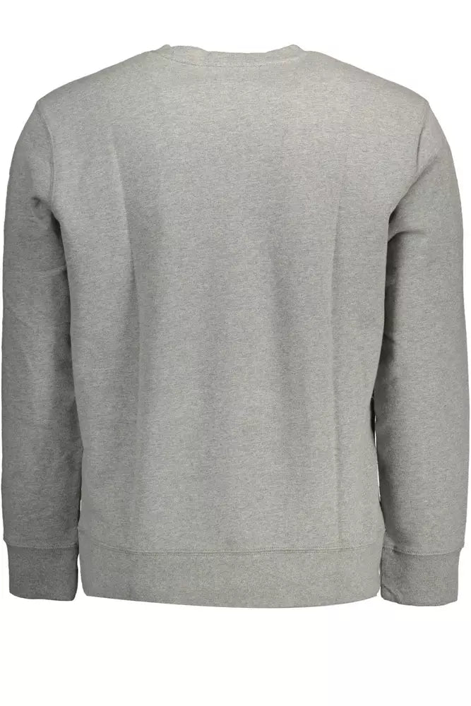 Gray Cotton Men Sweater - GLAMHUB BOUTIQUE 