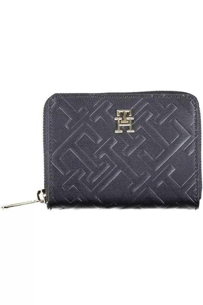 Blue Polyethylene Women Wallet - GLAMHUB BOUTIQUE 