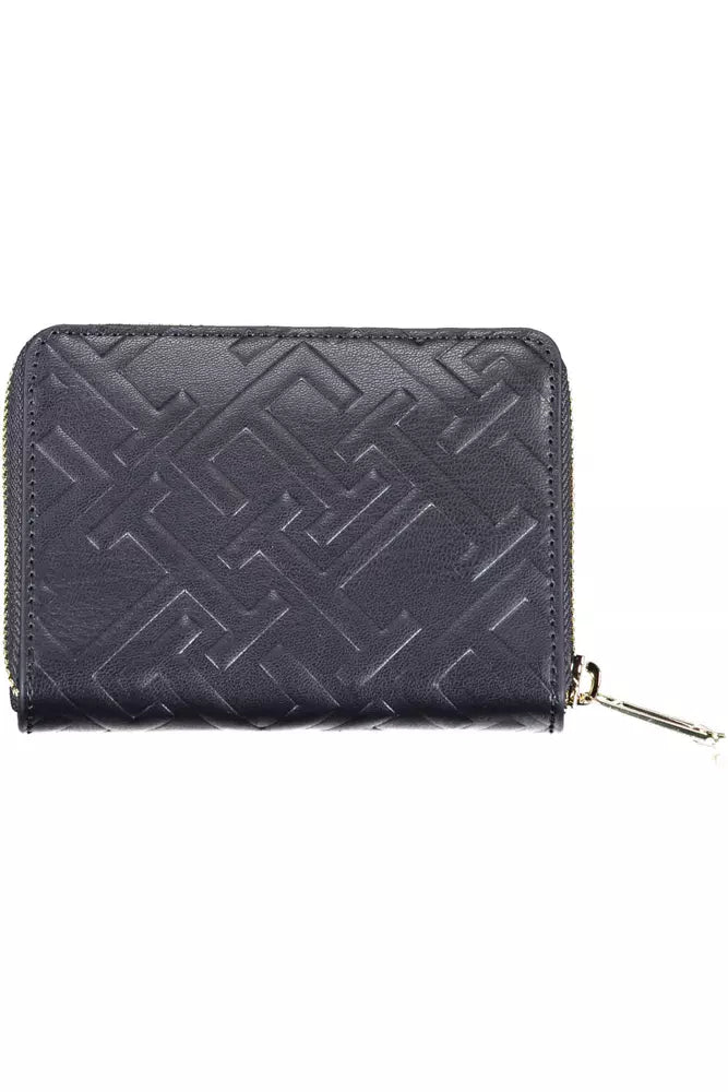 Blue Polyethylene Women Wallet - GLAMHUB BOUTIQUE 