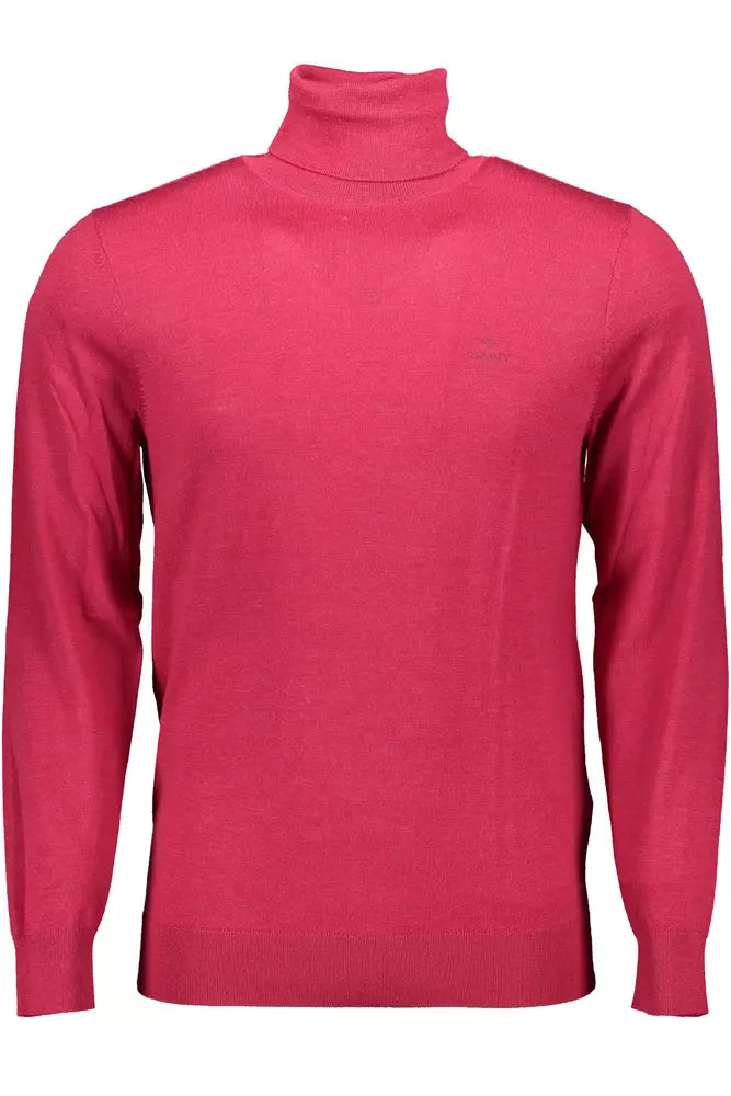 Red Wool Men Sweater - GlamHub Luxury and Icon Brand Clothing