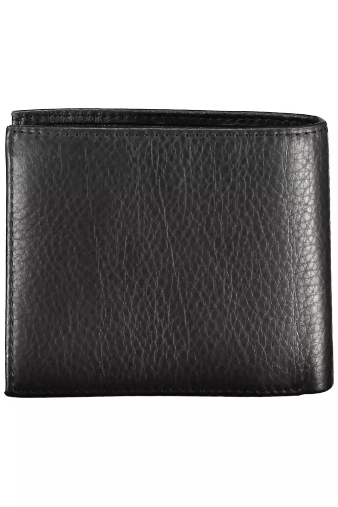 Black Leather Men Wallet - GLAMHUB BOUTIQUE 