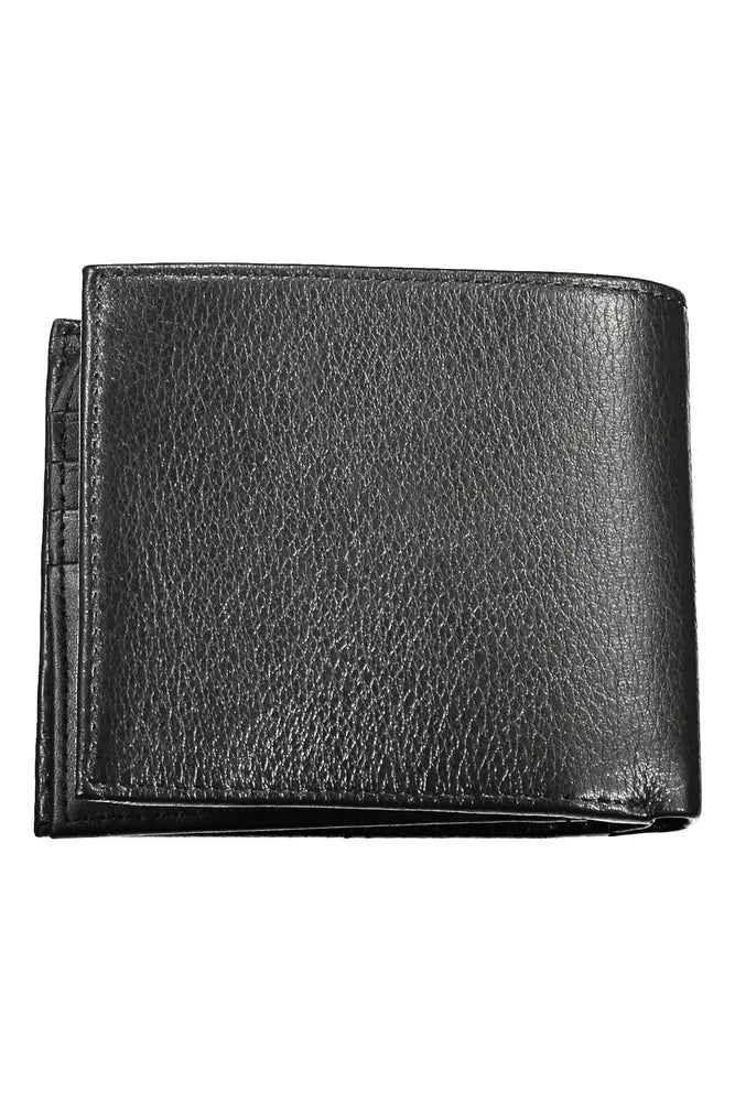 Black Leather Men Wallet - GLAMHUB BOUTIQUE 