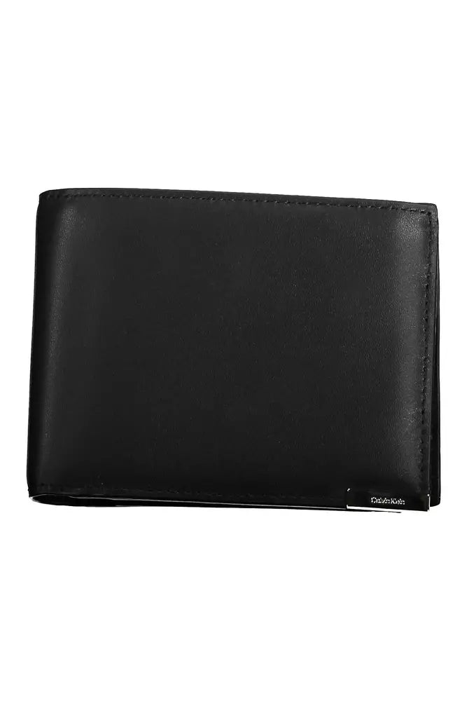 Black Leather Men Wallet - GLAMHUB BOUTIQUE 