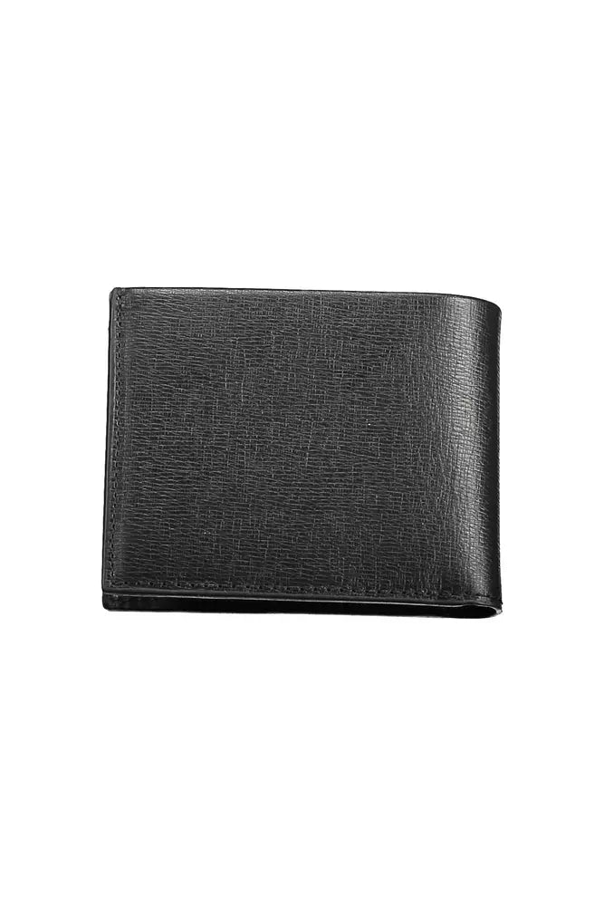 Black Polyester Men Wallet - GLAMHUB BOUTIQUE 