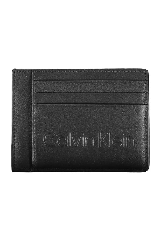 Black Polyethylene Men Wallet - GLAMHUB BOUTIQUE 