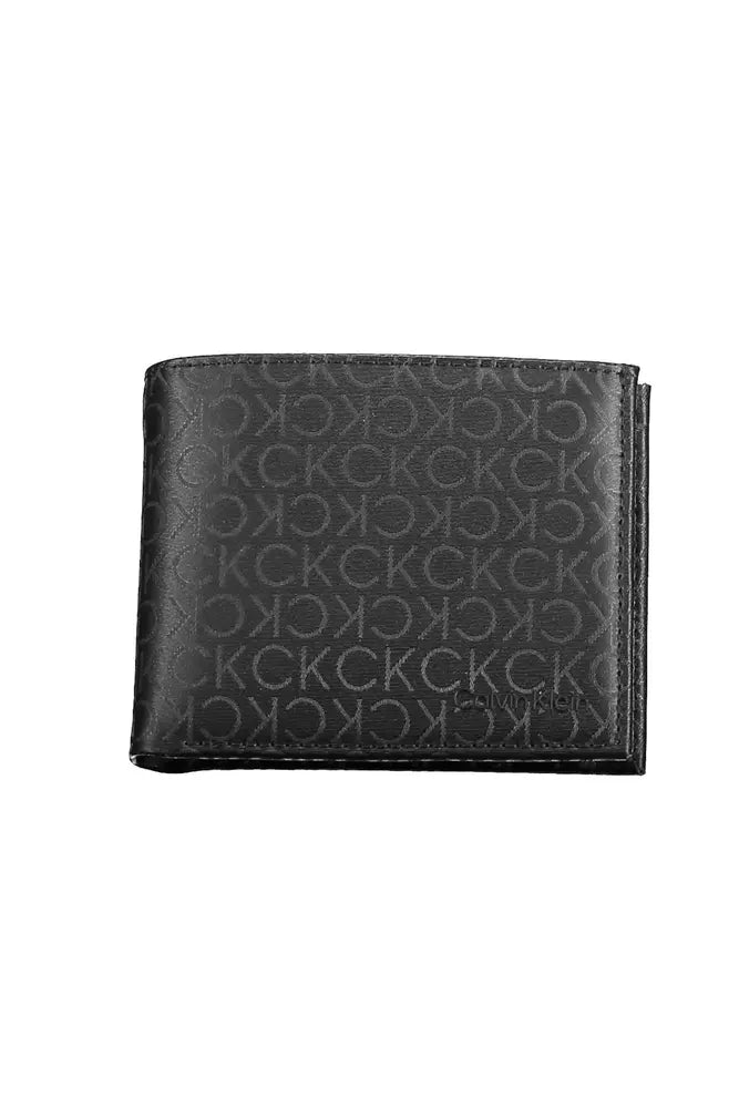 Black Polyester Men Wallet - GLAMHUB BOUTIQUE 