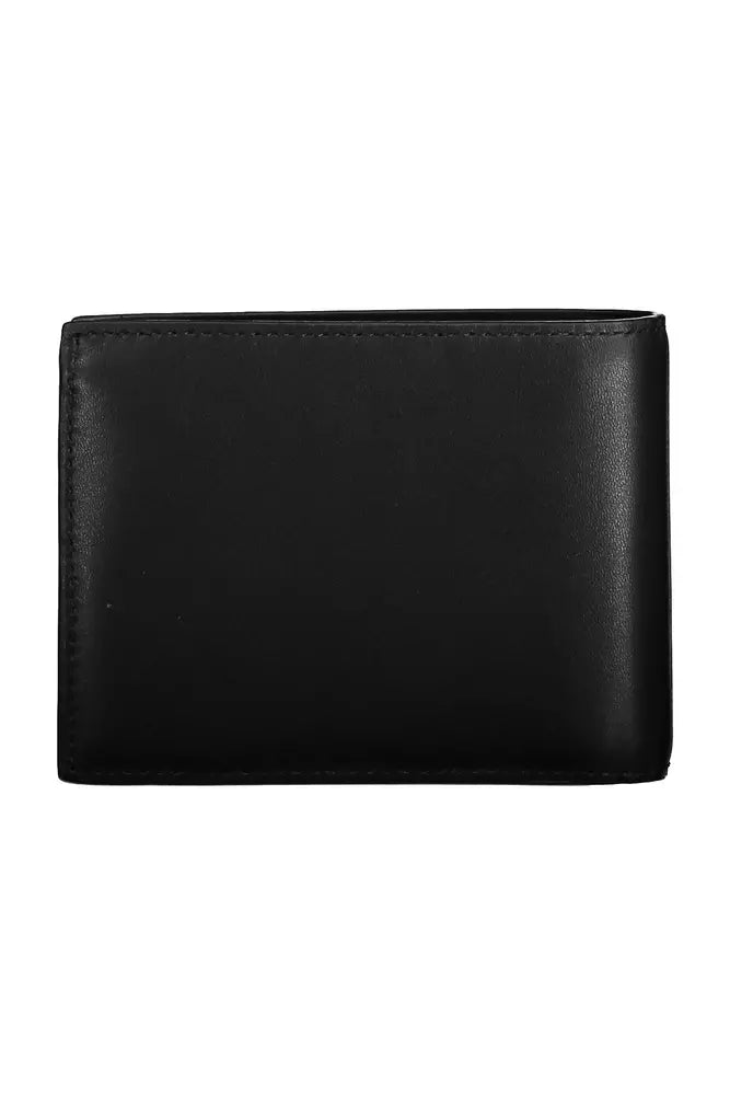 Black Leather Men Wallet - GLAMHUB BOUTIQUE 