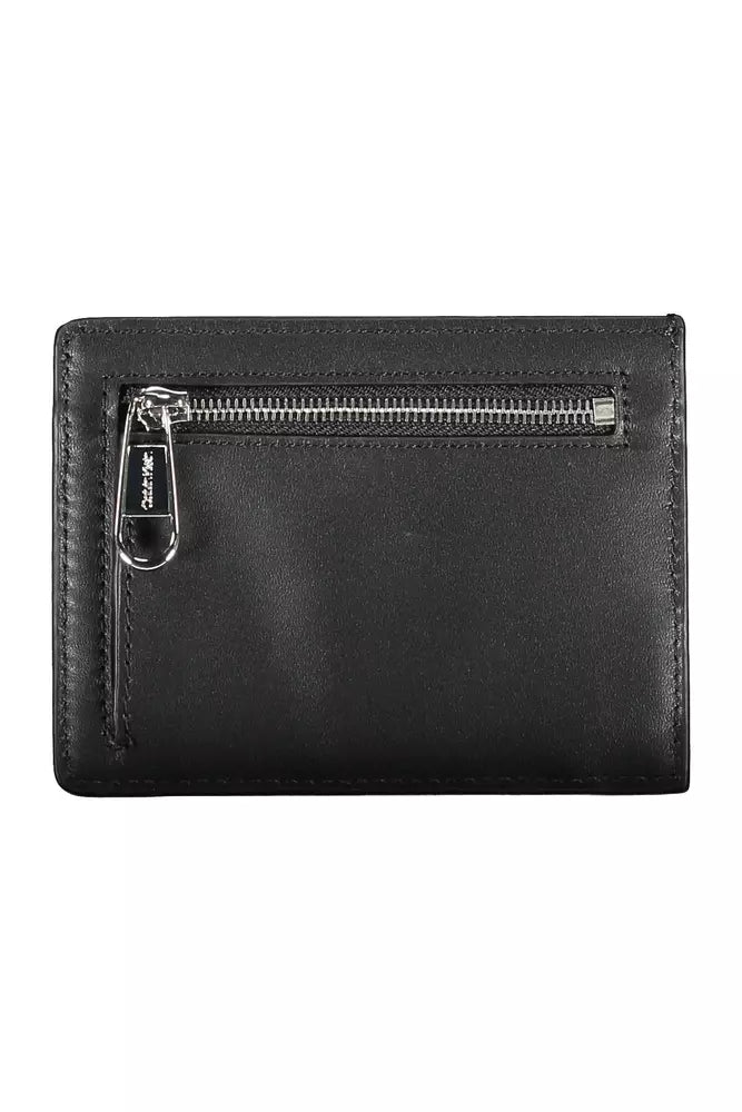 Black Polyethylene Men Wallet - GLAMHUB BOUTIQUE 