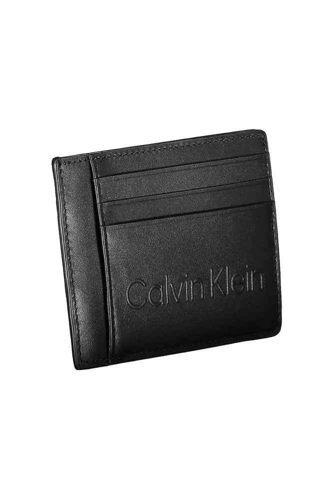 Black Polyethylene Men Wallet - GLAMHUB BOUTIQUE 