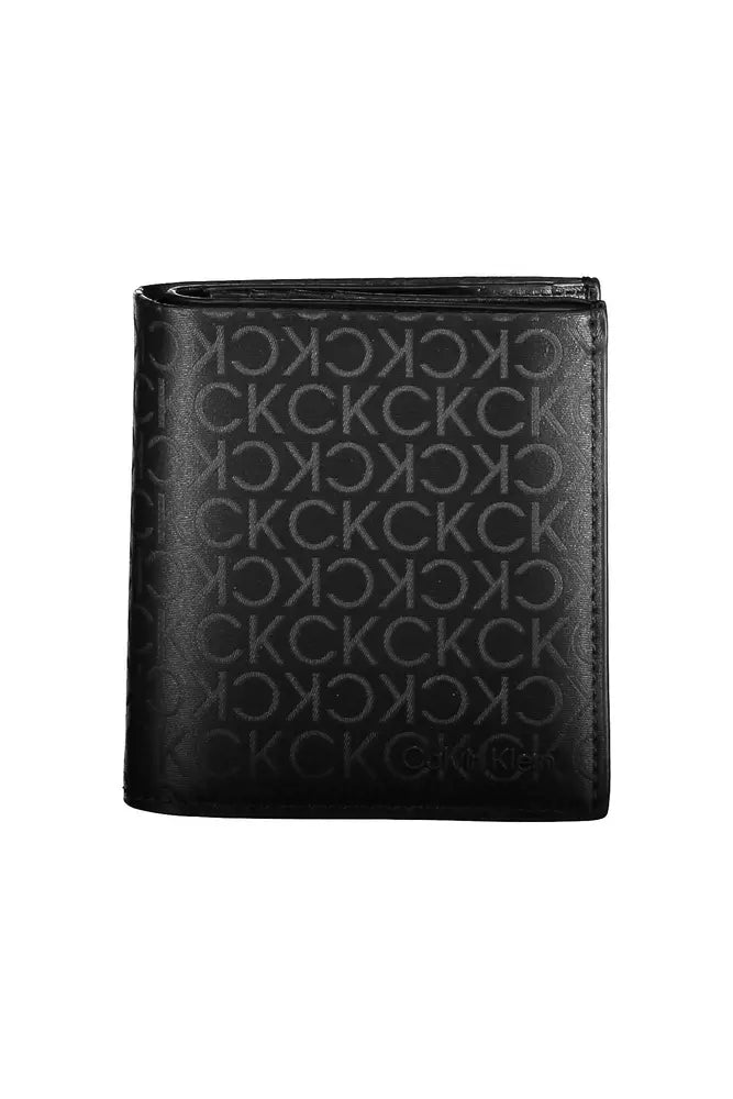 Black Polyester Men Wallet - GLAMHUB BOUTIQUE 