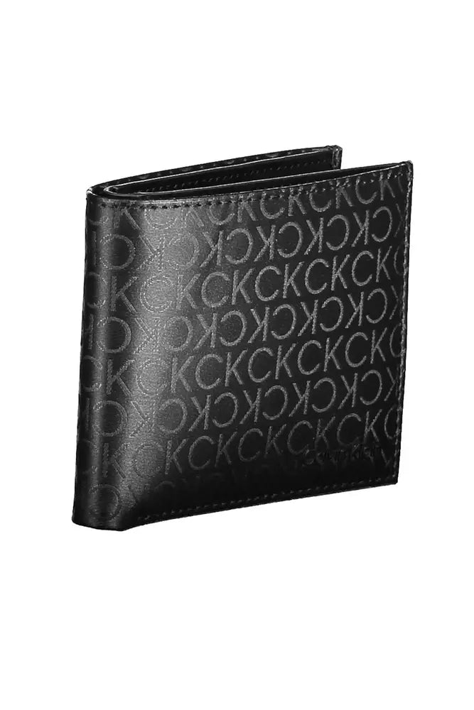 Black Polyester Men Wallet - GLAMHUB BOUTIQUE 