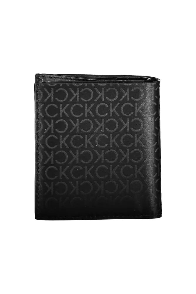 Black Polyester Men Wallet - GLAMHUB BOUTIQUE 