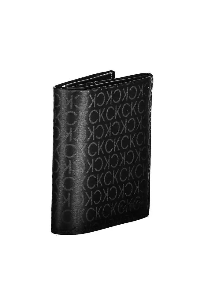 Black Polyester Men Wallet - GLAMHUB BOUTIQUE 