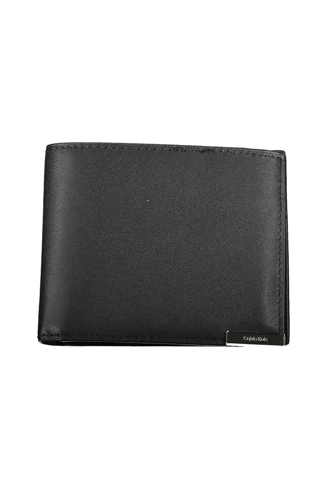 Black Polyethylene Men Wallet - GLAMHUB BOUTIQUE 