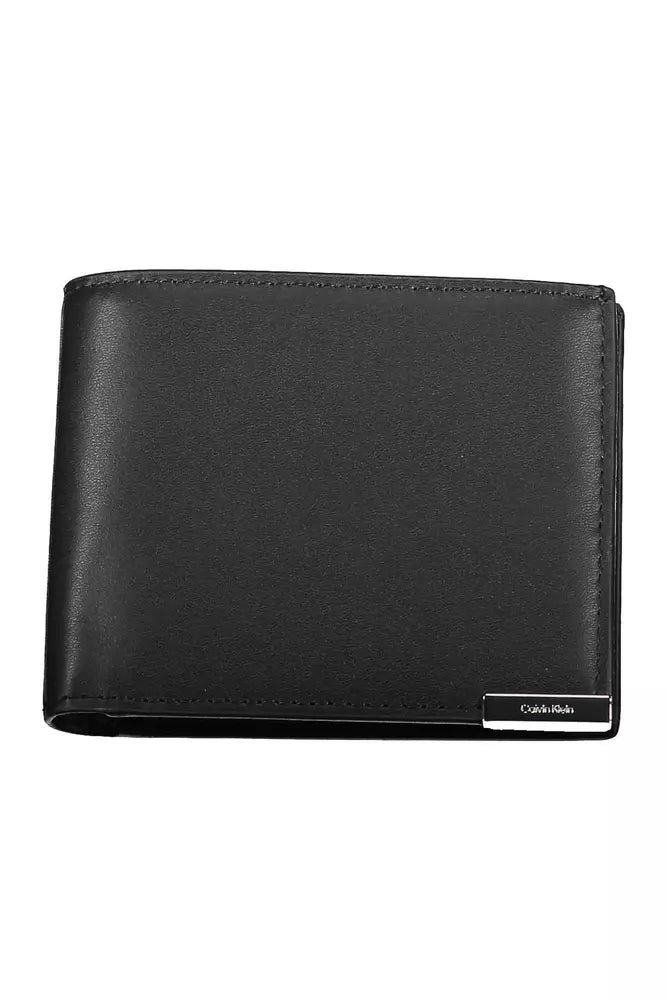 Black Polyethylene Men Wallet - GLAMHUB BOUTIQUE 