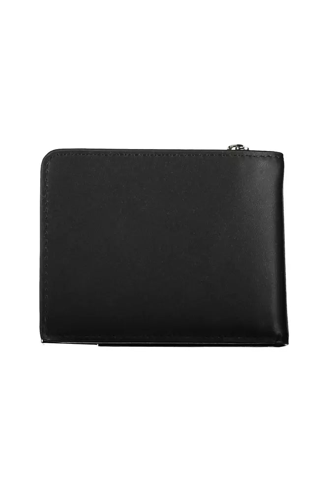 Black Polyethylene Men Wallet - GLAMHUB BOUTIQUE 