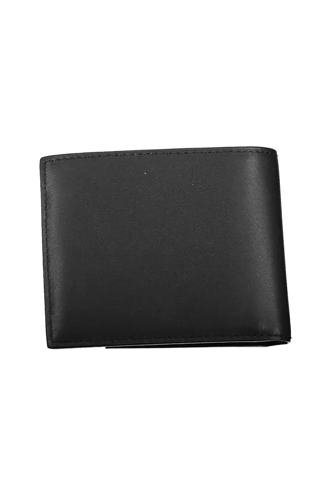 Black Polyethylene Men Wallet - GLAMHUB BOUTIQUE 