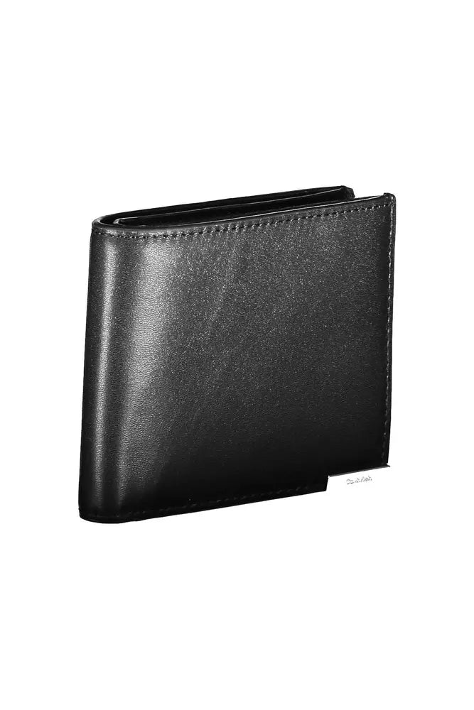 Black Polyethylene Men Wallet - GLAMHUB BOUTIQUE 