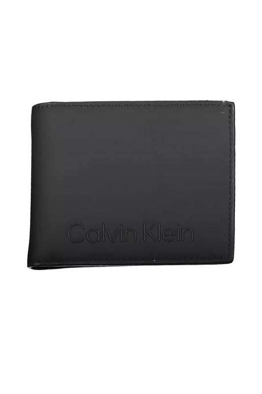 Black Polyester Men Wallet - GLAMHUB BOUTIQUE 