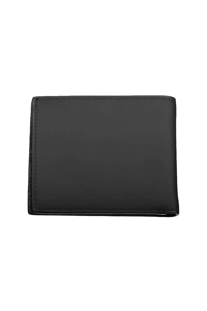 Black Polyester Men Wallet - GLAMHUB BOUTIQUE 