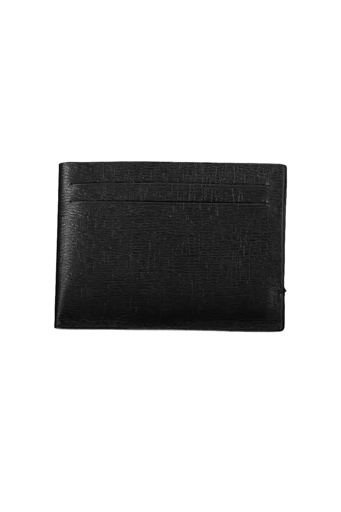 Black Leather Men Wallet - GLAMHUB BOUTIQUE 