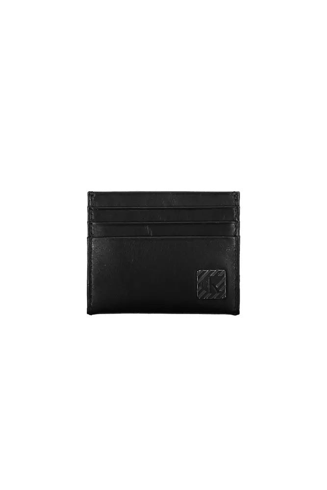 Black Leather Men Wallet - GLAMHUB BOUTIQUE 