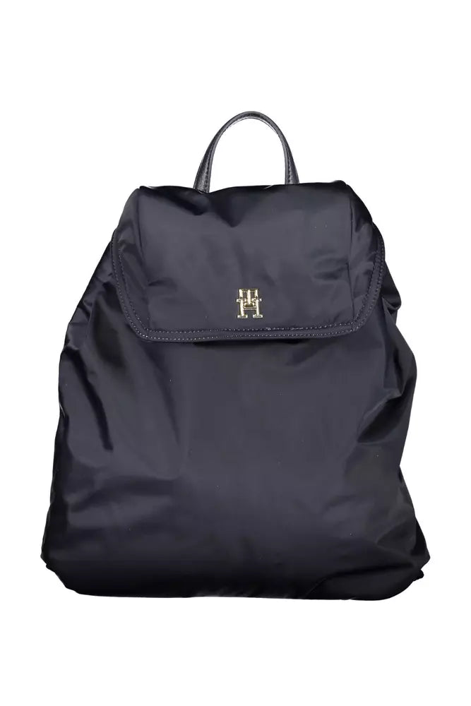 Blue Polyester Women Backpack - GLAMHUB BOUTIQUE 