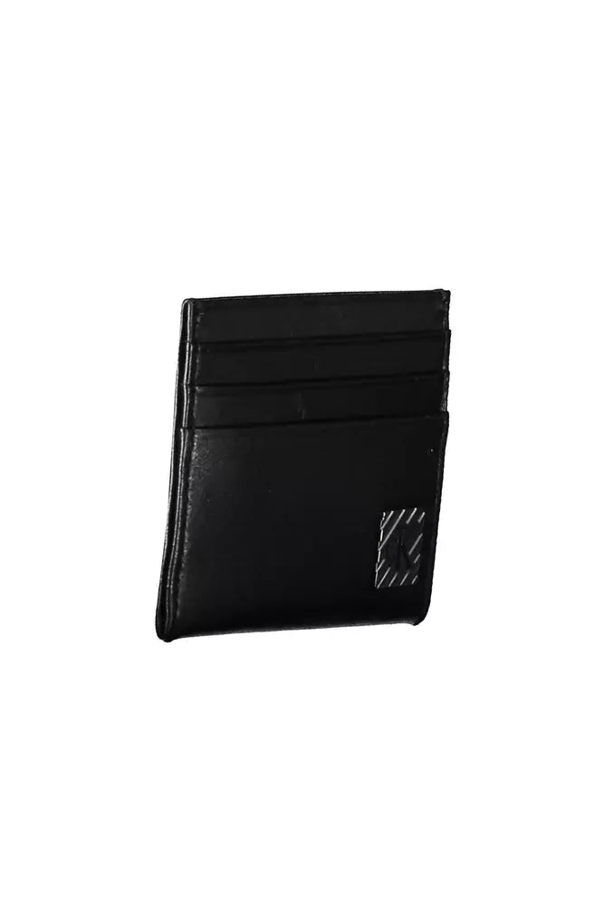 Black Leather Men Wallet - GLAMHUB BOUTIQUE 