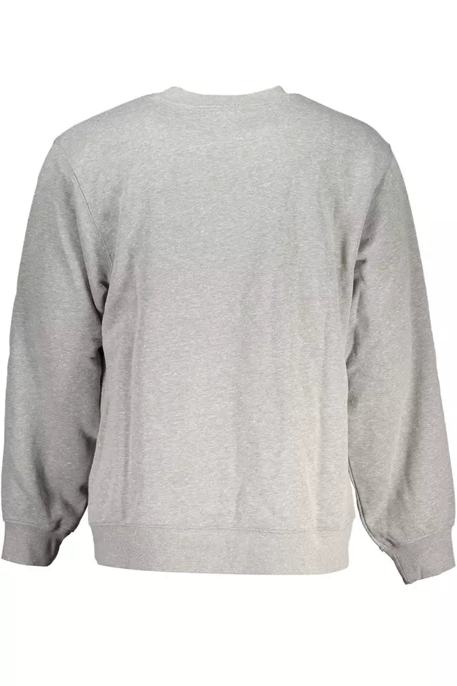 Gray Cotton Men Sweater - GlamHub Luxury and Icon Brand Clothing