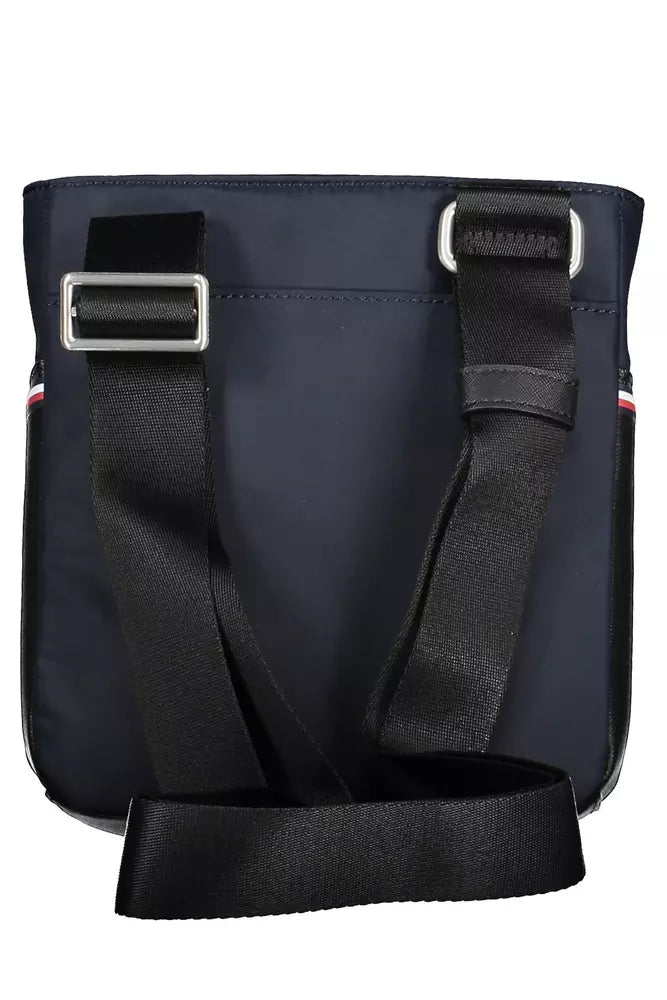 Blue Polyester Men Shoulder Bag - GLAMHUB BOUTIQUE 