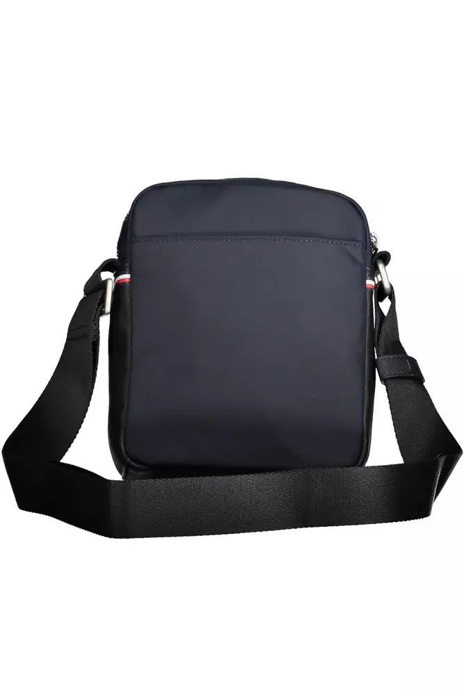 Blue Polyester Men Shoulder Bag - GLAMHUB BOUTIQUE 