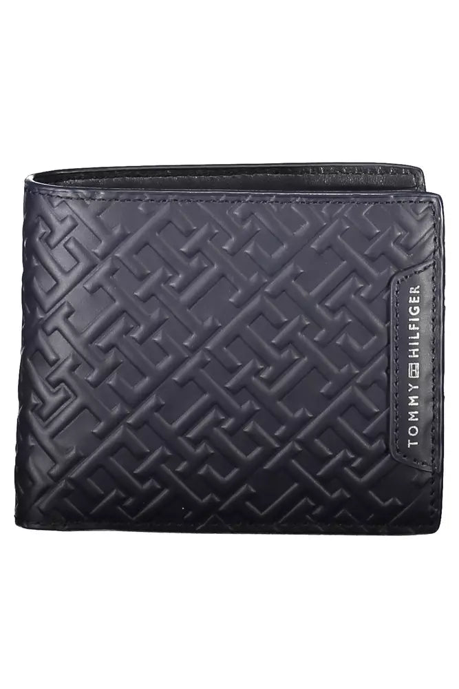 Blue Leather Men Wallet - GLAMHUB BOUTIQUE 