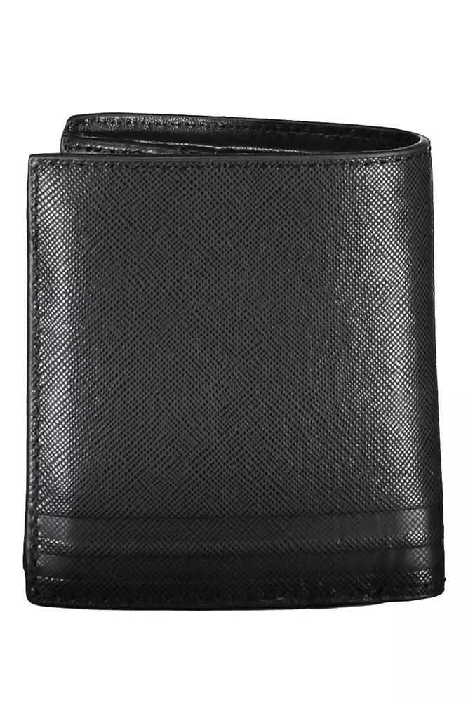 Black Leather Men Wallet - GLAMHUB BOUTIQUE 