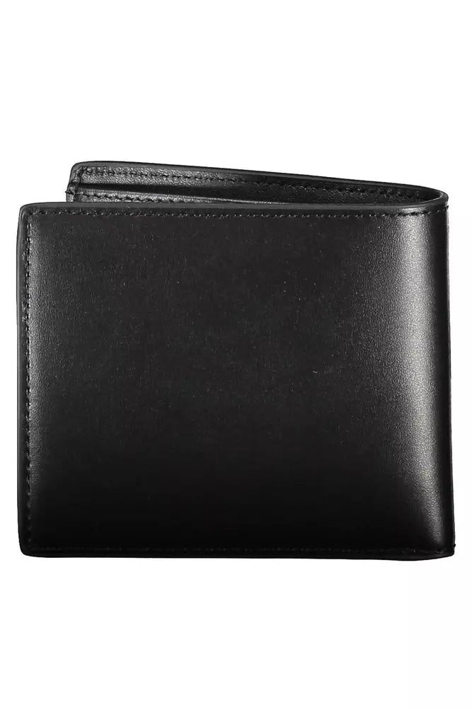 Black Leather Men Wallet - GLAMHUB BOUTIQUE 