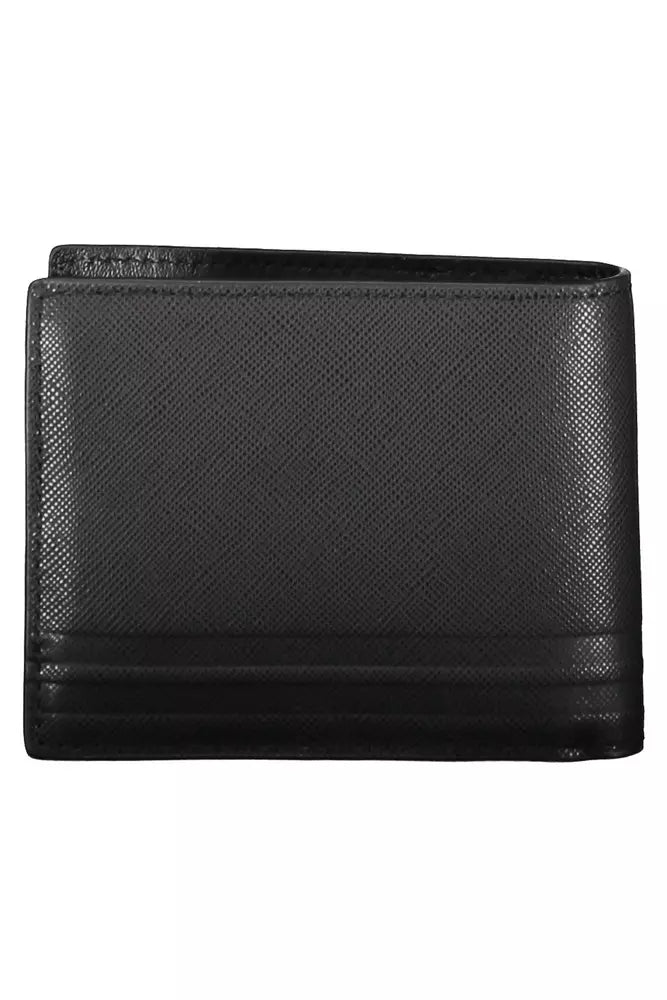 Black Leather Mens Wallet - GLAMHUB BOUTIQUE 