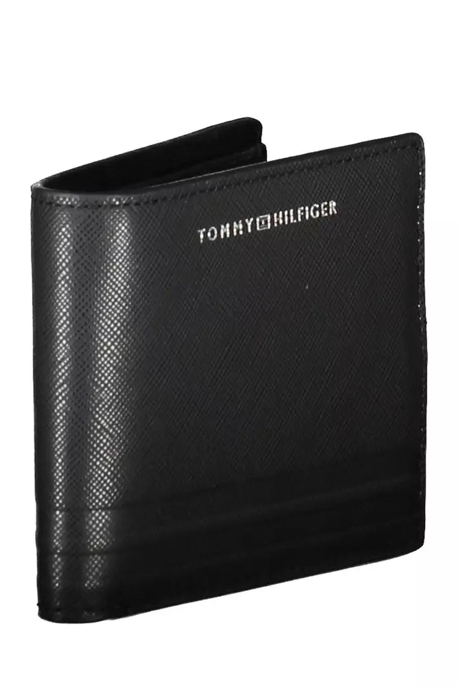 Black Leather Mens Wallet - GLAMHUB BOUTIQUE 