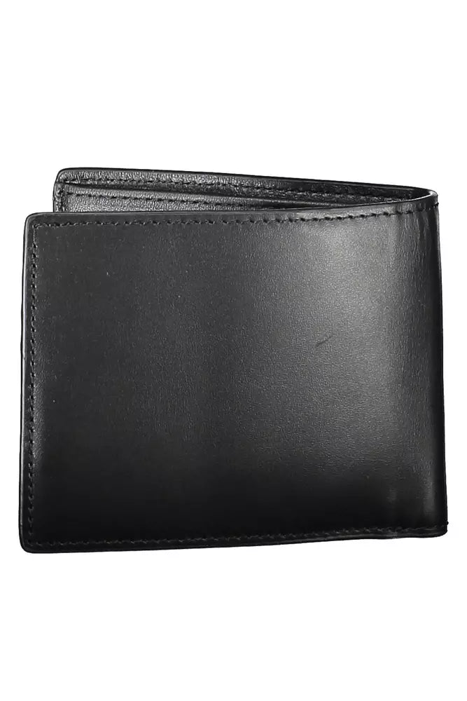 Black Leather Men Wallet - GLAMHUB BOUTIQUE 