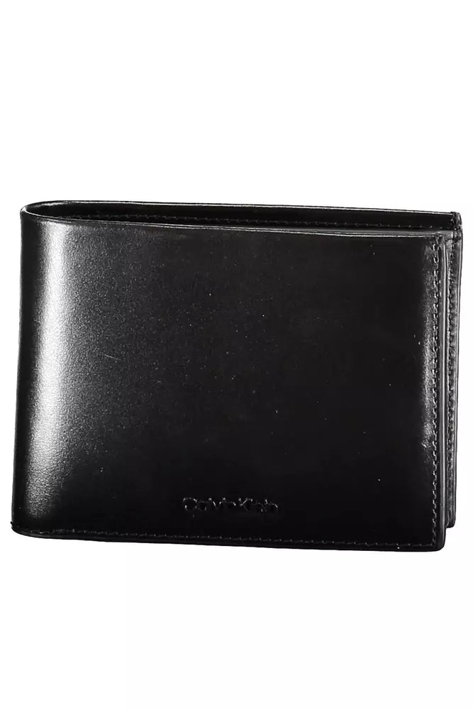 Black Leather Men Wallet - GLAMHUB BOUTIQUE 